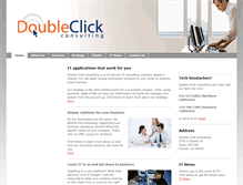 Tablet Screenshot of doubleclickconsulting.com